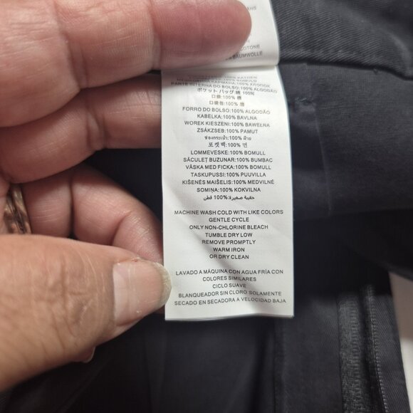 Michael Kors Women's Shorts Size 16 Black  Chino (55) - Picture 8 of 8